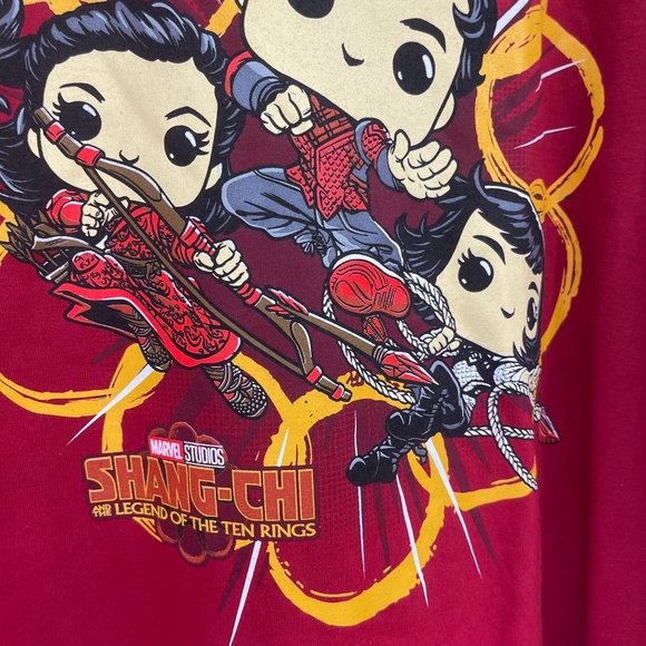 Pop Marvel Shang Chi Tee 3XL Red Basic - Picture 2 of 10